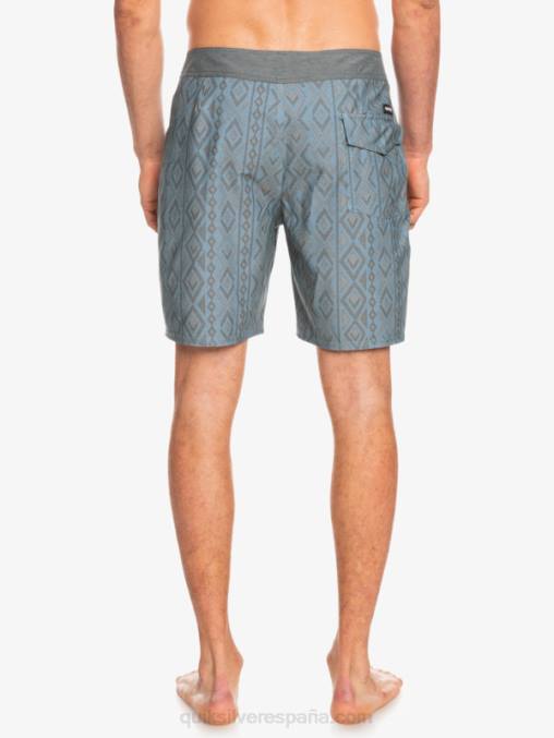 capitanes azules shorts de playa de cáñamo elástico 69 18 D6T4D1817 hombres Quiksilver