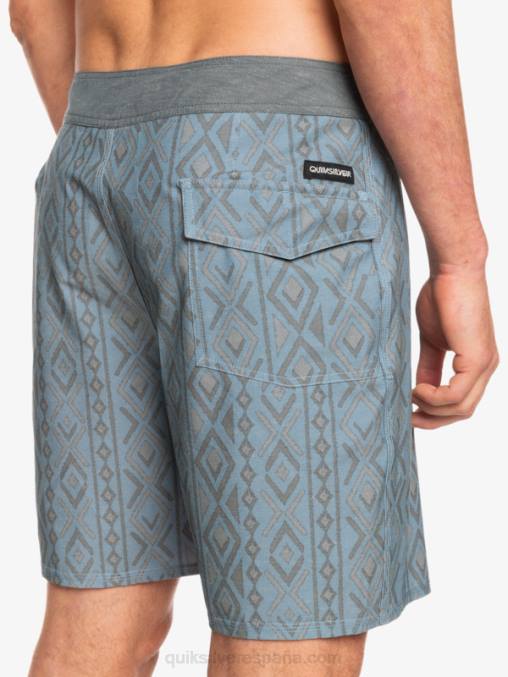 capitanes azules shorts de playa de cáñamo elástico 69 18 D6T4D1817 hombres Quiksilver
