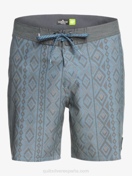 capitanes azules shorts de playa de cáñamo elástico 69 18 D6T4D1817 hombres Quiksilver
