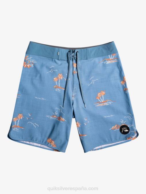 capitanes azules shorts de playa surfsilk festoneado 19 D6T4D1498 hombres Quiksilver
