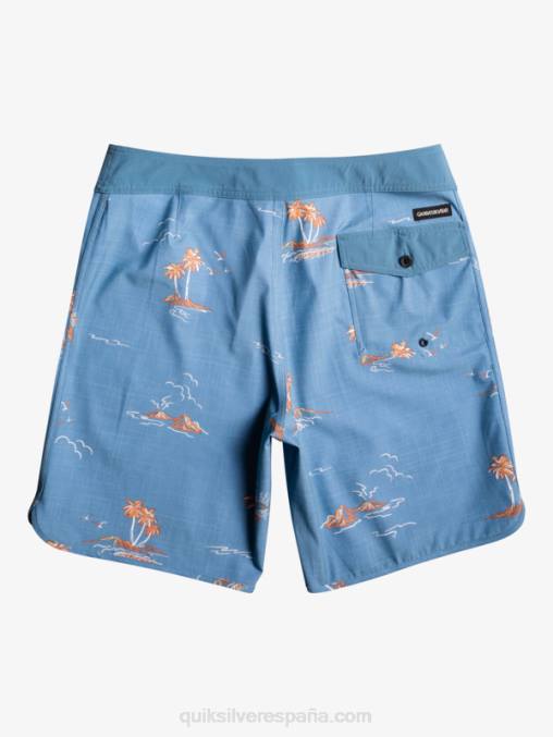 capitanes azules shorts de playa surfsilk festoneado 19 D6T4D1498 hombres Quiksilver