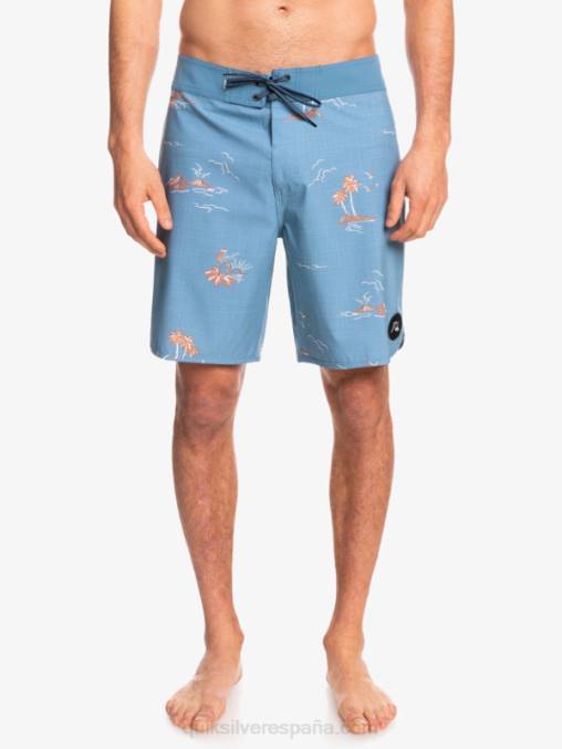 capitanes azules shorts de playa surfsilk festoneado 19 D6T4D1498 hombres Quiksilver