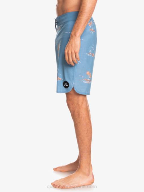 capitanes azules shorts de playa surfsilk festoneado 19 D6T4D1498 hombres Quiksilver