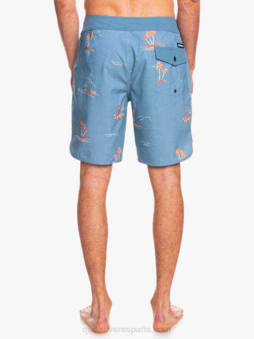 capitanes azules shorts de playa surfsilk festoneado 19 D6T4D1498 hombres Quiksilver