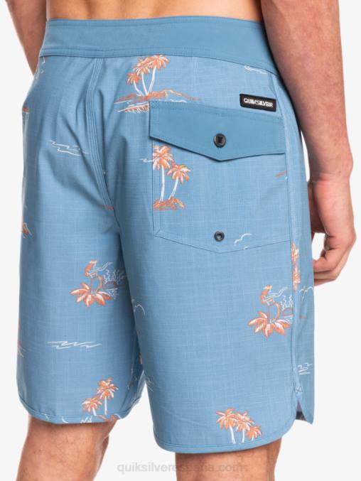 capitanes azules shorts de playa surfsilk festoneado 19 D6T4D1498 hombres Quiksilver