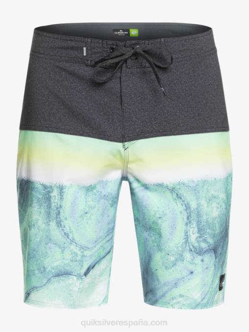 ceniza verde shorts de playa surfsilk panel 20 D6T4D1451 hombres Quiksilver