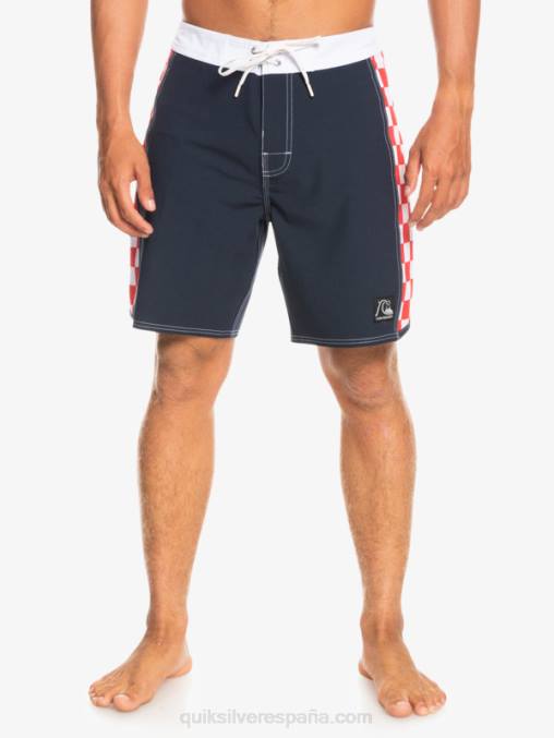 chaqueta azul marino shorts de playa arco 18 originales D6T4D1736 hombres Quiksilver