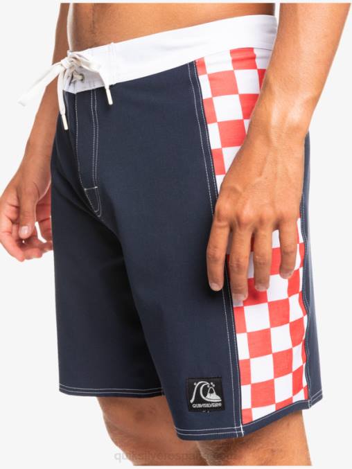 chaqueta azul marino shorts de playa arco 18 originales D6T4D1736 hombres Quiksilver