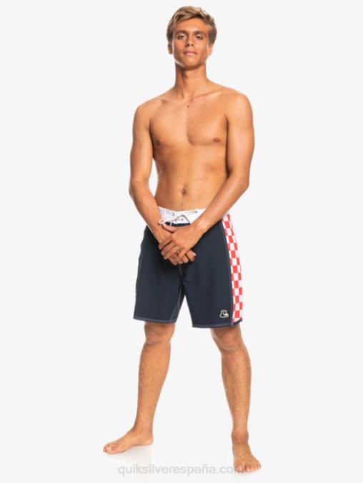 chaqueta azul marino shorts de playa arco 18 originales D6T4D1736 hombres Quiksilver