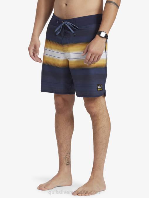 chaqueta azul marino shorts de playa surfsilk 18 D6T4D13 hombres Quiksilver x Pacifico