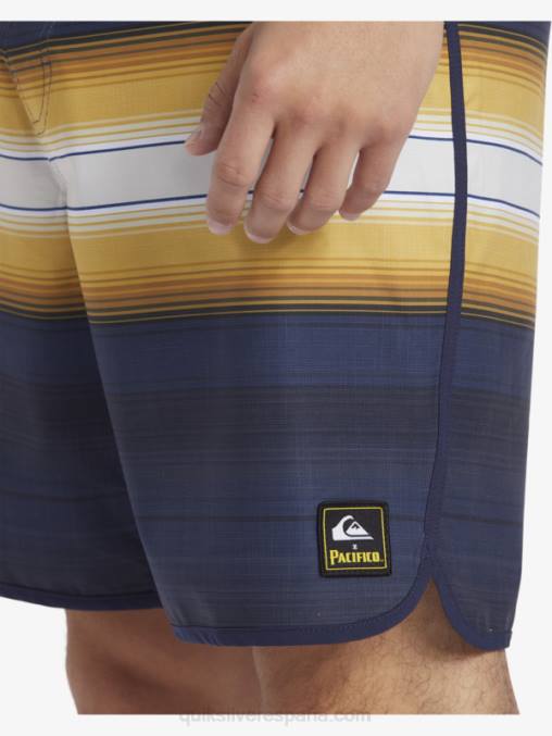 chaqueta azul marino shorts de playa surfsilk 18 D6T4D13 hombres Quiksilver x Pacifico