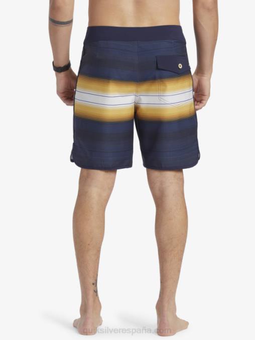 chaqueta azul marino shorts de playa surfsilk 18 D6T4D13 hombres Quiksilver x Pacifico