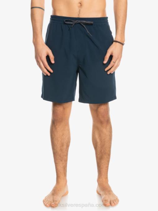 chaqueta azul marino shorts elásticos ocean 18 anfibios D6T4D349 hombres Quiksilver