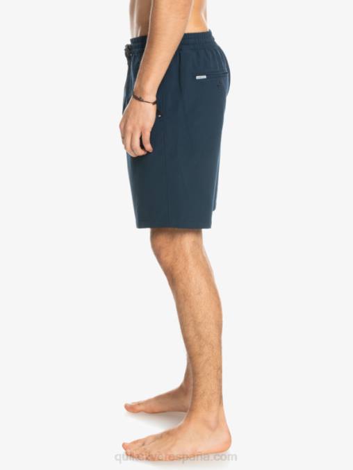 chaqueta azul marino shorts elásticos ocean 18 anfibios D6T4D349 hombres Quiksilver