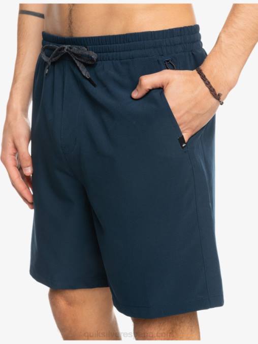 chaqueta azul marino shorts elásticos ocean 18 anfibios D6T4D349 hombres Quiksilver