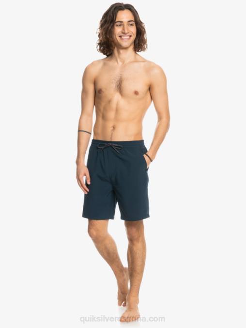 chaqueta azul marino shorts elásticos ocean 18 anfibios D6T4D349 hombres Quiksilver