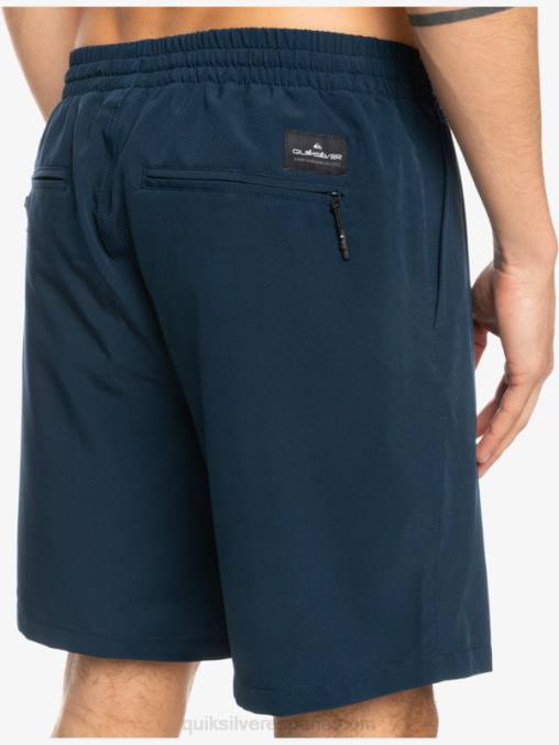 chaqueta azul marino shorts elásticos ocean 18 anfibios D6T4D349 hombres Quiksilver