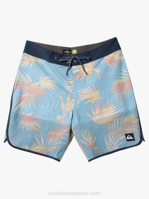 cielo azul shorts de playa highlite festoneado 19 D6T4D34 hombres Quiksilver
