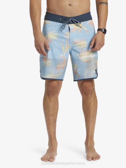 cielo azul shorts de playa highlite festoneado 19 D6T4D34 hombres Quiksilver