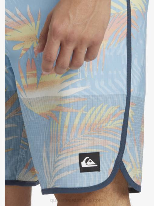 cielo azul shorts de playa highlite festoneado 19 D6T4D34 hombres Quiksilver