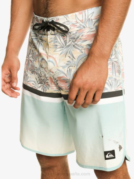 cielo azul shorts de playa surfsilk division scallop 19 D6T4D1396 hombres Quiksilver