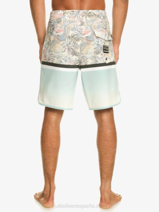 cielo azul shorts de playa surfsilk division scallop 19 D6T4D1396 hombres Quiksilver