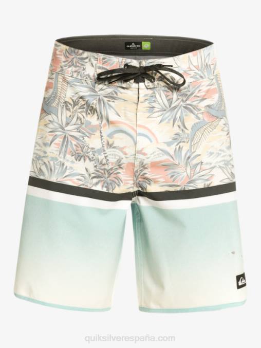 cielo azul shorts de playa surfsilk division scallop 19 D6T4D1396 hombres Quiksilver