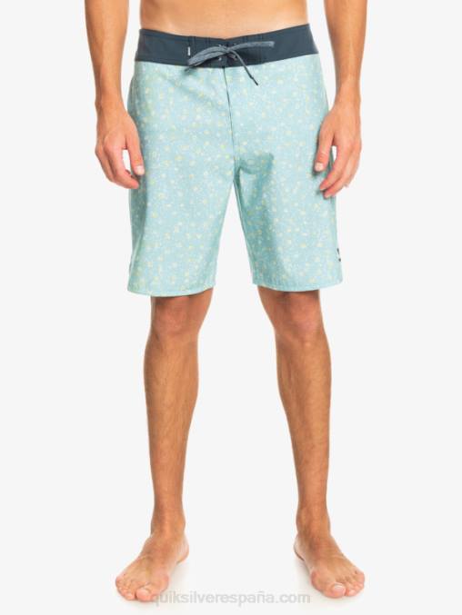 cielo azul shorts de playa surfsilk festoneado 19 D6T4D220 hombres Quiksilver