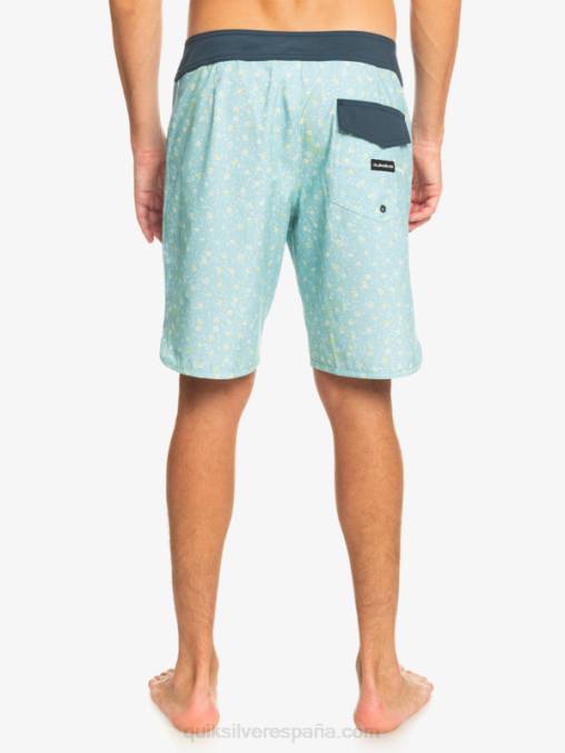 cielo azul shorts de playa surfsilk festoneado 19 D6T4D220 hombres Quiksilver