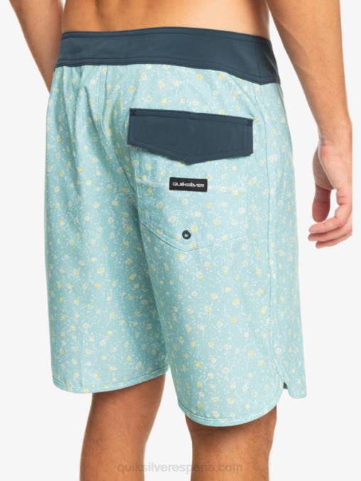 cielo azul shorts de playa surfsilk festoneado 19 D6T4D220 hombres Quiksilver