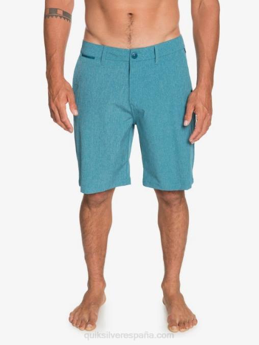 coral azul pantalones cortos híbridos union heather anfibio 20 D6T4D1588 hombres Quiksilver