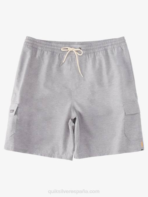cuero gris Waterman equilibrio 18 voleas D6T4D909 hombres Quiksilver