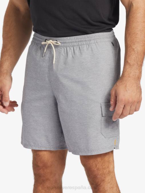 cuero gris Waterman equilibrio 18 voleas D6T4D909 hombres Quiksilver