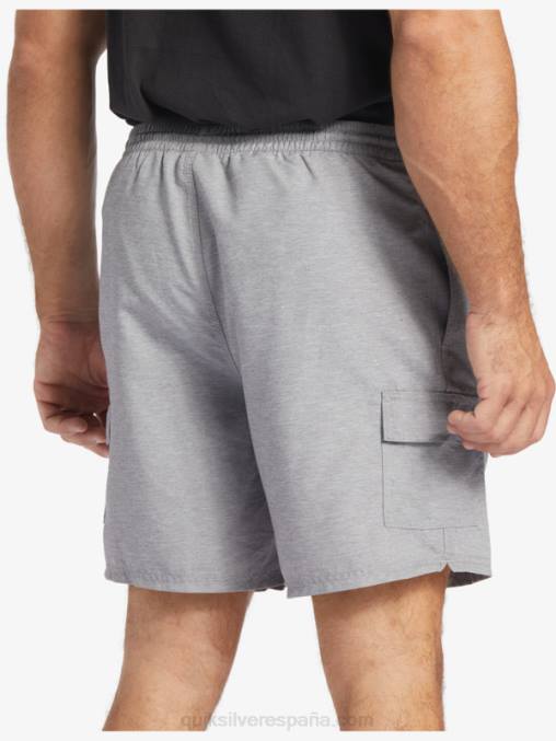 cuero gris Waterman equilibrio 18 voleas D6T4D909 hombres Quiksilver