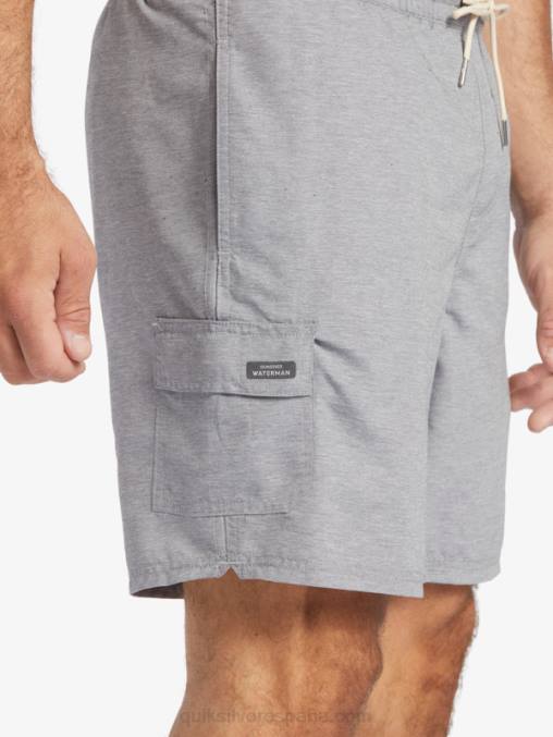 cuero gris Waterman equilibrio 18 voleas D6T4D909 hombres Quiksilver