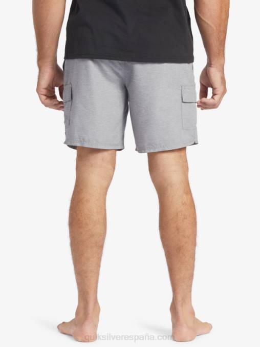 cuero gris Waterman equilibrio 18 voleas D6T4D909 hombres Quiksilver