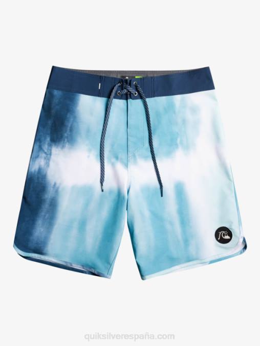 delph azul shorts de playa surfsilk festoneado 19 D6T4D1494 hombres Quiksilver