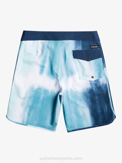 delph azul shorts de playa surfsilk festoneado 19 D6T4D1494 hombres Quiksilver