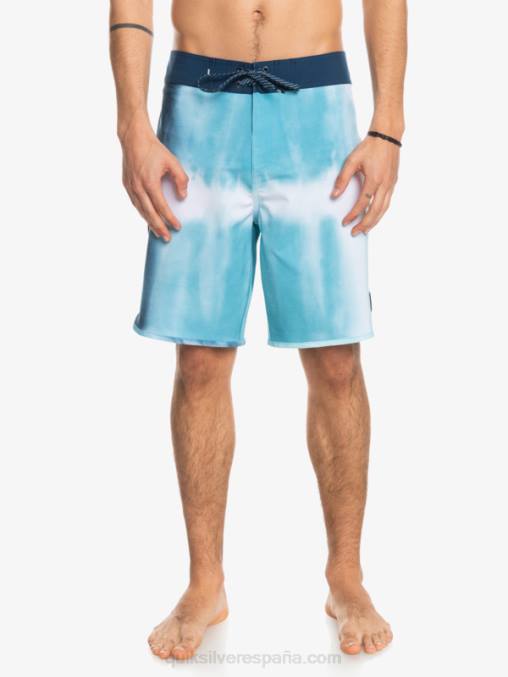 delph azul shorts de playa surfsilk festoneado 19 D6T4D1494 hombres Quiksilver