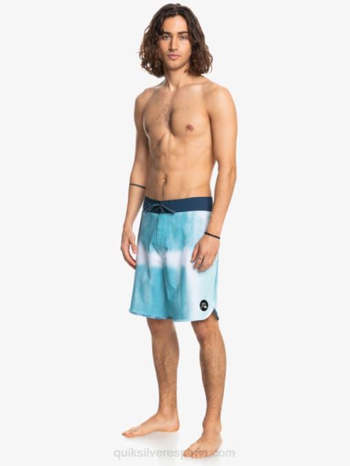 delph azul shorts de playa surfsilk festoneado 19 D6T4D1494 hombres Quiksilver