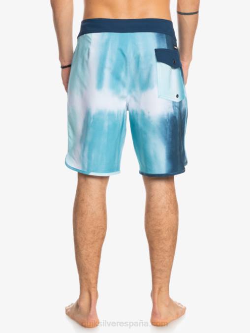 delph azul shorts de playa surfsilk festoneado 19 D6T4D1494 hombres Quiksilver