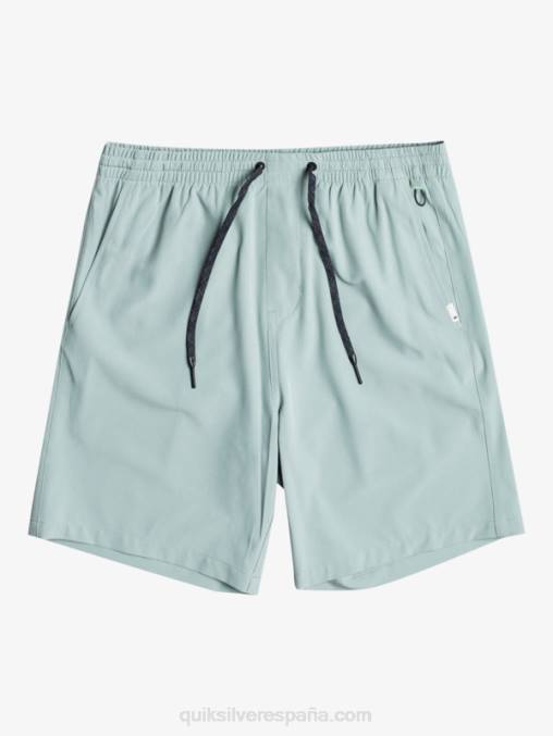 entorno verde shorts elásticos ocean 18 anfibios D6T4D352 hombres Quiksilver