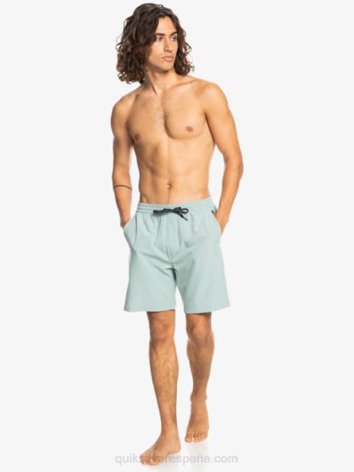 entorno verde shorts elásticos ocean 18 anfibios D6T4D352 hombres Quiksilver