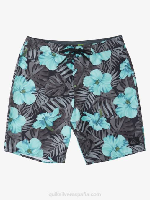 floral negro shorts de playa diarios clásicos florales 20 D6T4D1683 hombres Quiksilver