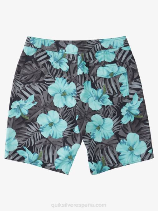 floral negro shorts de playa diarios clásicos florales 20 D6T4D1683 hombres Quiksilver