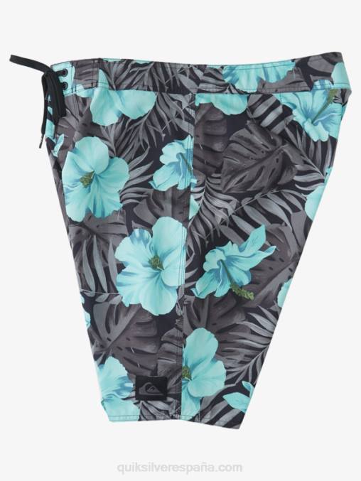 floral negro shorts de playa diarios clásicos florales 20 D6T4D1683 hombres Quiksilver