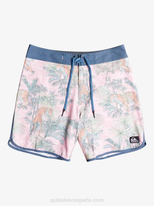 g-tierra velada rosa shorts de playa cáñamo elástico festoneado 19 D6T4D1744 hombres Quiksilver