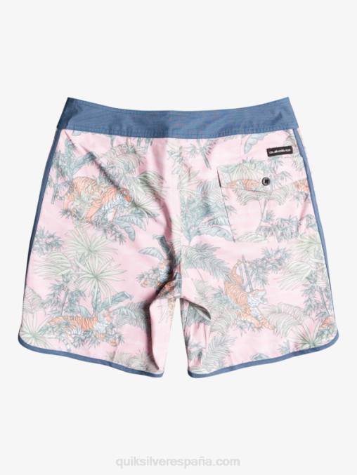 g-tierra velada rosa shorts de playa cáñamo elástico festoneado 19 D6T4D1744 hombres Quiksilver