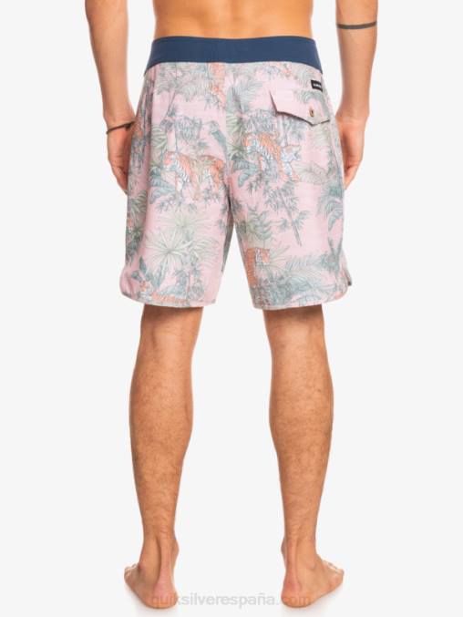 g-tierra velada rosa shorts de playa cáñamo elástico festoneado 19 D6T4D1744 hombres Quiksilver
