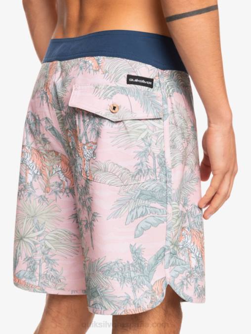 g-tierra velada rosa shorts de playa cáñamo elástico festoneado 19 D6T4D1744 hombres Quiksilver